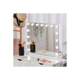 Touch Control Hollywood Vanity Mirror with USB Charging Port - thumbnail 1
