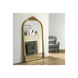 Ornate Decorative Arched Full Length Mirror