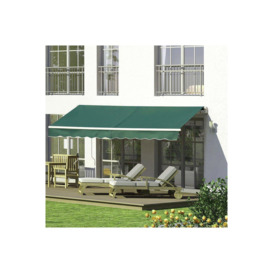 3.5m W x 3m D Retractable Patio Awning
