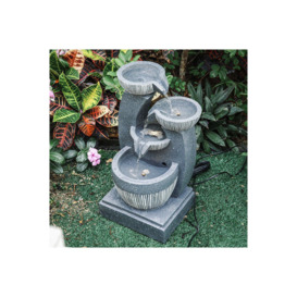 Fiber and Resin Garden Fountain - thumbnail 2