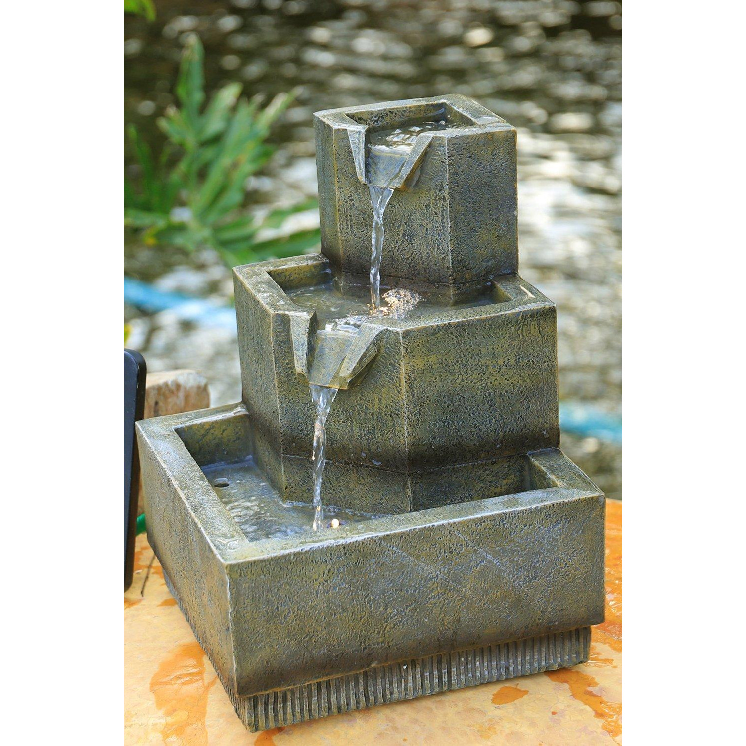 Multi-Tier Modern Garden Fountain - image 1