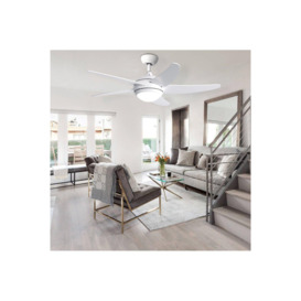 5-Blade LED Ceiling Fan with Light - thumbnail 3