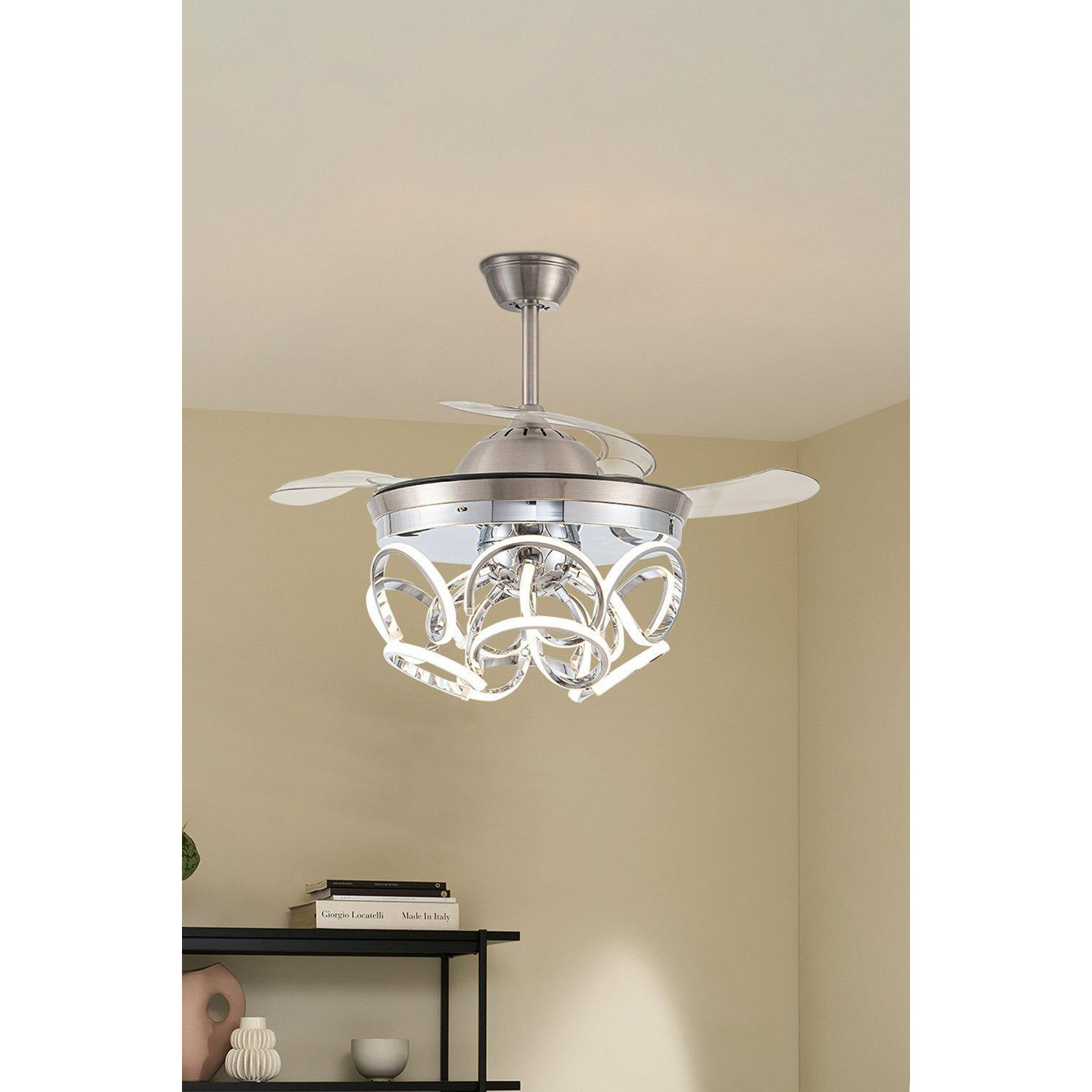 3 Blade Modern Aluminum Ceiling Fan Light - image 1