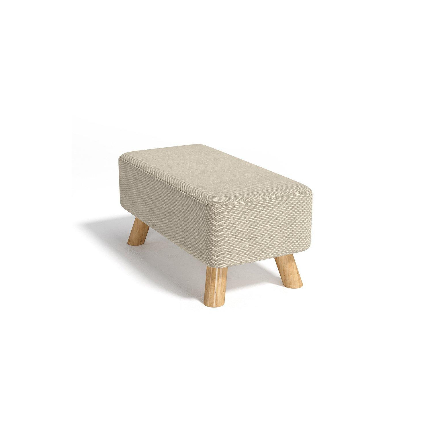 Rectangular Tofu-shaped Footstool - image 1