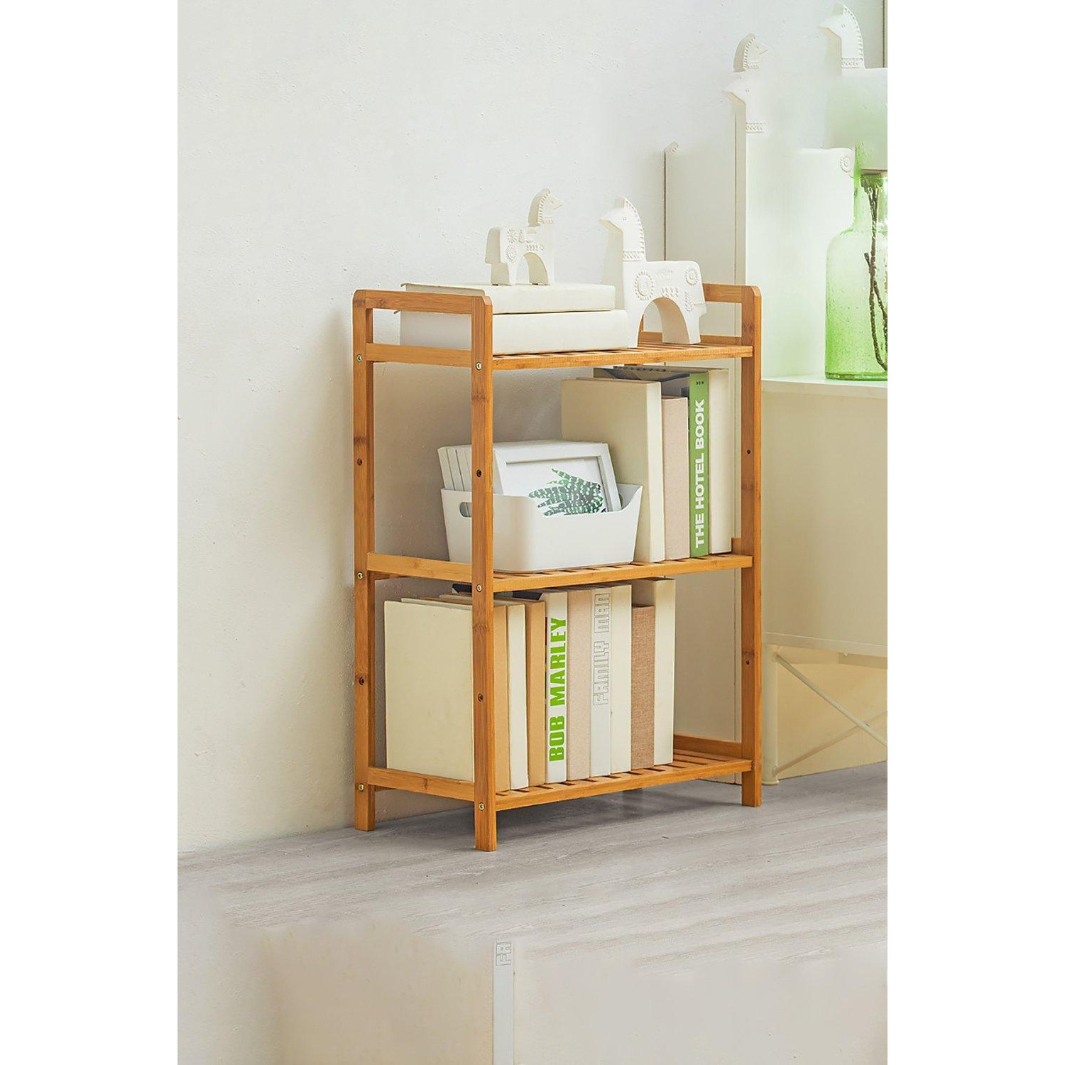 3 Tier Wood Audriel Bookcase - image 1