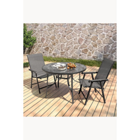 3Pcs Outdoor Garden Dining Bistro Set