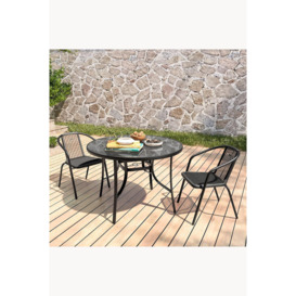 2-Seater Outdoor Garden Dining Bistro Set - thumbnail 1