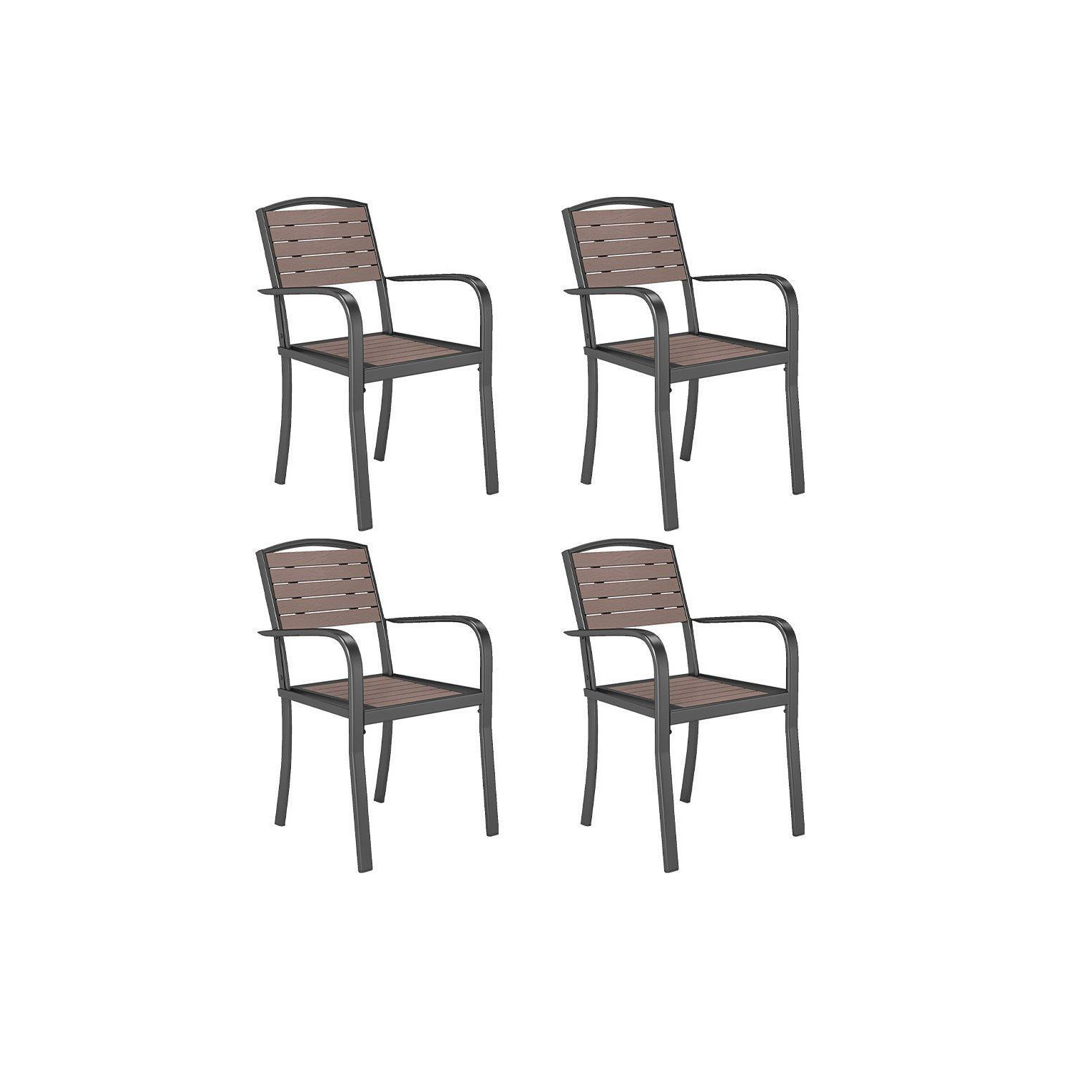 Garden Dining Armchairs Set of 4 - image 1