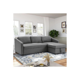 Pull Out Corner Sofa Bed 3 Seater Sofa with Storage