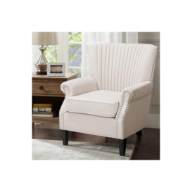 Upholstered Armchair With Nailhead Trims - thumbnail 3