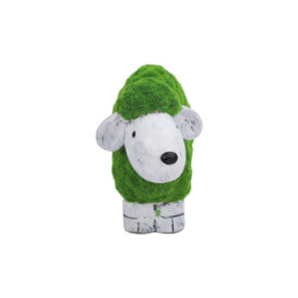 Sheep Garden Ornament Grass and Stone Effect Animal Statue - thumbnail 3