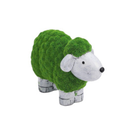 Sheep Garden Ornament Grass and Stone Effect Animal Statue - thumbnail 2