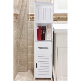 Bathroom Corner Storage Cabinet Standing Shelf