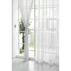 100cm W x 200cm H Sheer Voile Window Curtain - thumbnail 2