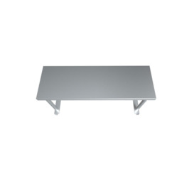 Stainless Steel Catering Table Top Bench Over Shelf Kitchen Worktop Commercial - thumbnail 3