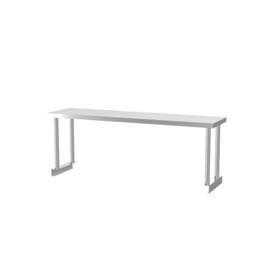 Stainless Steel Catering Table Top Bench Over Shelf Kitchen Worktop Commercial - thumbnail 1
