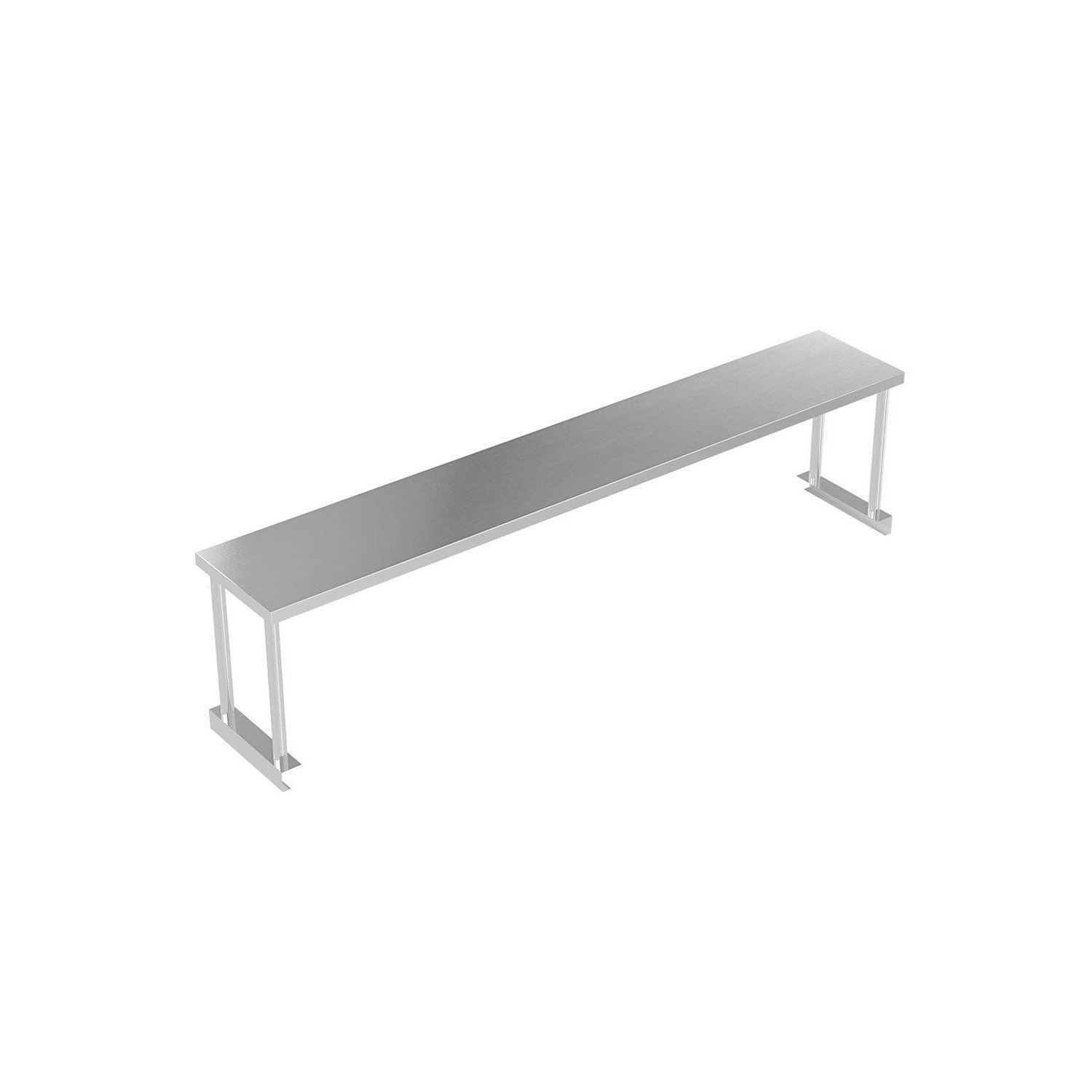 Stainless Steel Kitchen Prep Work Table Bench Over Shelf - image 1