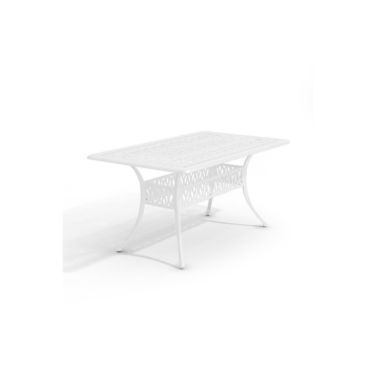 Rectangular Cast Aluminum Garden Bistro Dining Table - image 1