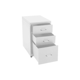 Metal File Cabinet Office Organizer with Wheels - thumbnail 3