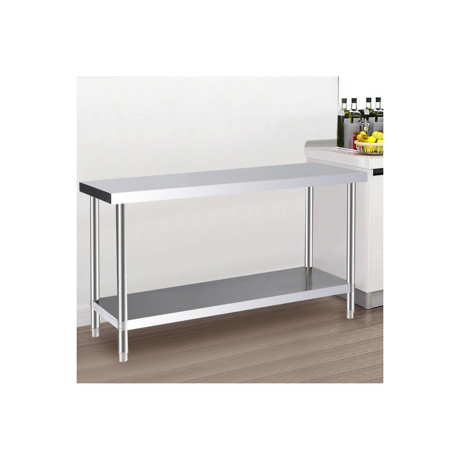 Stainless Steel Work Table with Undershelf - image 1