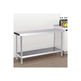 Stainless Steel Work Table with Undershelf - thumbnail 1