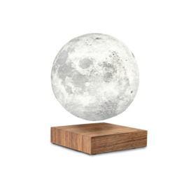 Smart Moon LED Lamp with 3 Light Modes Walnut