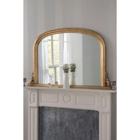 Classic Overmantle mirror Gold 122(w) x 77cm(h) - thumbnail 1