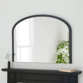 Endless Mantle Arch Mirror Black 95.5(w)x71.5cm(h)