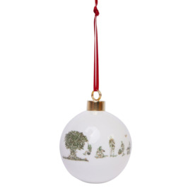 Royal Family Fine Bone China Bauble 60mm