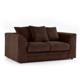 Luxor Jumbo Cord Fabric 2 Seater Sofa