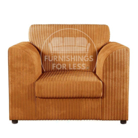 Luxor Jumbo Cord Fabric Armchair