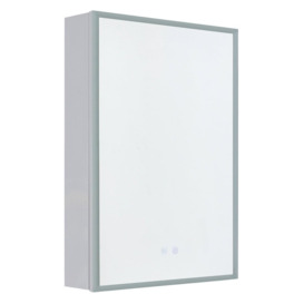 Surface Mount Frameless 1-Door LED Mirror Cabinet - thumbnail 3