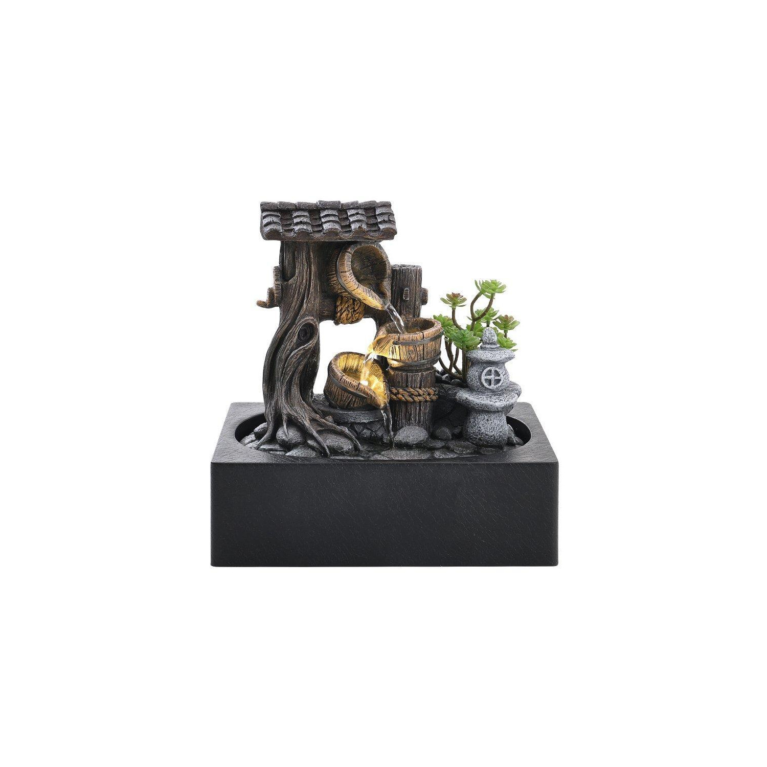 Tabletop Fountain Relaxation Water Feature for Home Office Decor - image 1