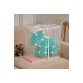 Rose Unicorn Gift Box with LED Lights for Valentine's Day - thumbnail 3