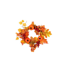 Fall Decoration with Lights Halloween Wreath - thumbnail 1