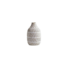 Modern Distressed Ceramic Vase for Home Decor - thumbnail 3
