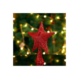 Wrought Iron Christmas Tree Topper Star Ornament Home Decor - thumbnail 2