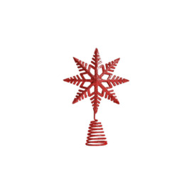Wrought Iron Christmas Tree Topper Snowflake Ornament Home Decor