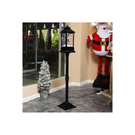 125cm Snowfall Lamp Post with LED Light Unique Christmas Decor - thumbnail 2