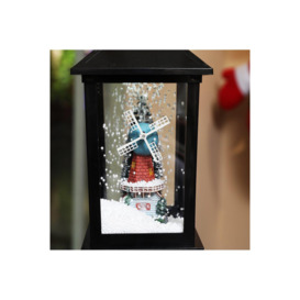 125cm Snowfall Lamp Post with LED Light Unique Christmas Decor - thumbnail 3
