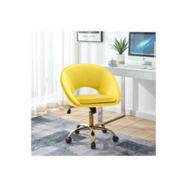 Velvet Swivel Office Task Chair