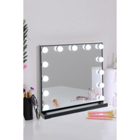 Rectangle LED Makeup Vanity Mirror with 3 Color Light - thumbnail 2