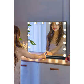 Hollywood Vanity Mirror with 3 Lighting Modes & Touch Screen Control,Tabletop Mirror For Dressing Table ＆ Home Bathroom - thumbnail 3