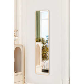 28cm W x 118cm H Full Length Mirror with Rounded Corners Door Hanging
