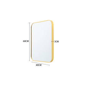 Modern Square Wall Mirror - thumbnail 3