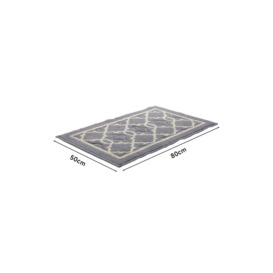 50Cm*80Cm Geometric Patterned Non-Slip Entrance Doormat - thumbnail 2