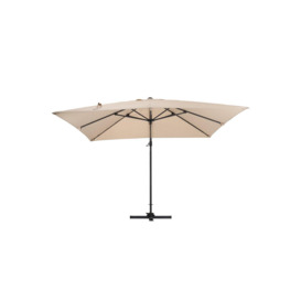 Large Square Canopy Rotating Outdoor Cantilever Parasol with Fillable Base - thumbnail 3