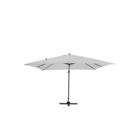 Large Square Canopy Rotating Outdoor Cantilever Parasol with Fillable Base - thumbnail 3