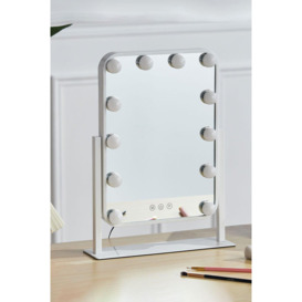 Adjustable Angle  Hollywood LED Makeup Mirror With 3 Color Light - thumbnail 2