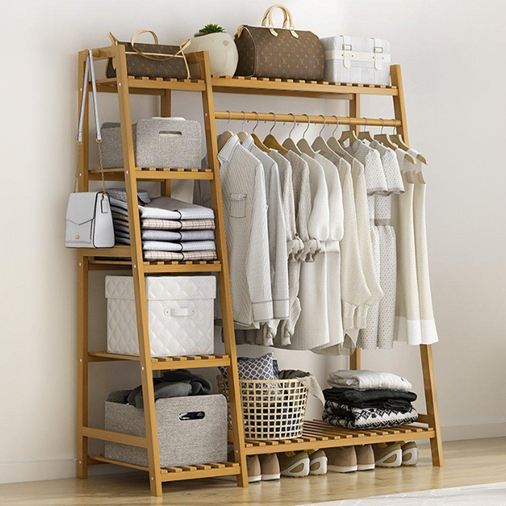 Multi-Functional Bamboo Garment Clothes Rack - image 1
